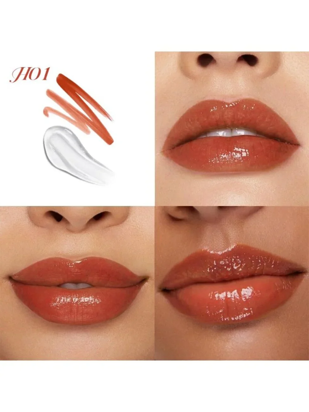 Women's 1Pcs-H01 Caramel Red Long Lasting Waterproof Velvet Matte Stick Lipstick